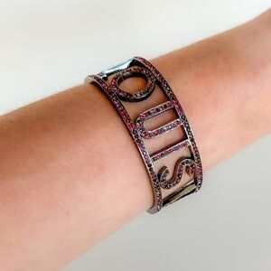 LOUIS VUITTON Swarovski Crystal "1001 Nuits Nights" Bangle Bracelet
